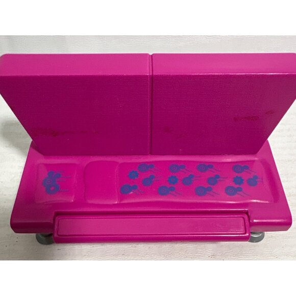 Origin Products Tanning Bed Miniature Pink Dollhouse With Flower Print 4 x 2.25" - Picture 2 of 6